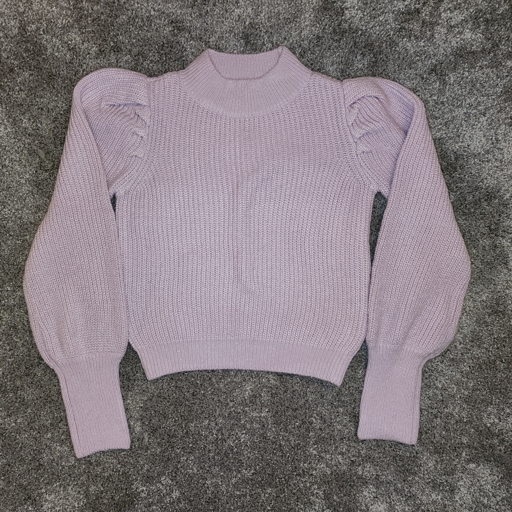 SO Lilac Cowl Neck Sweater